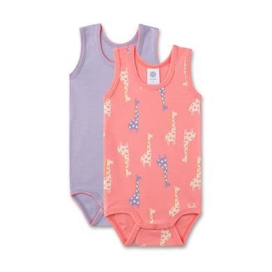 Sanetta Body mouwloos dubbelpak zachtroze