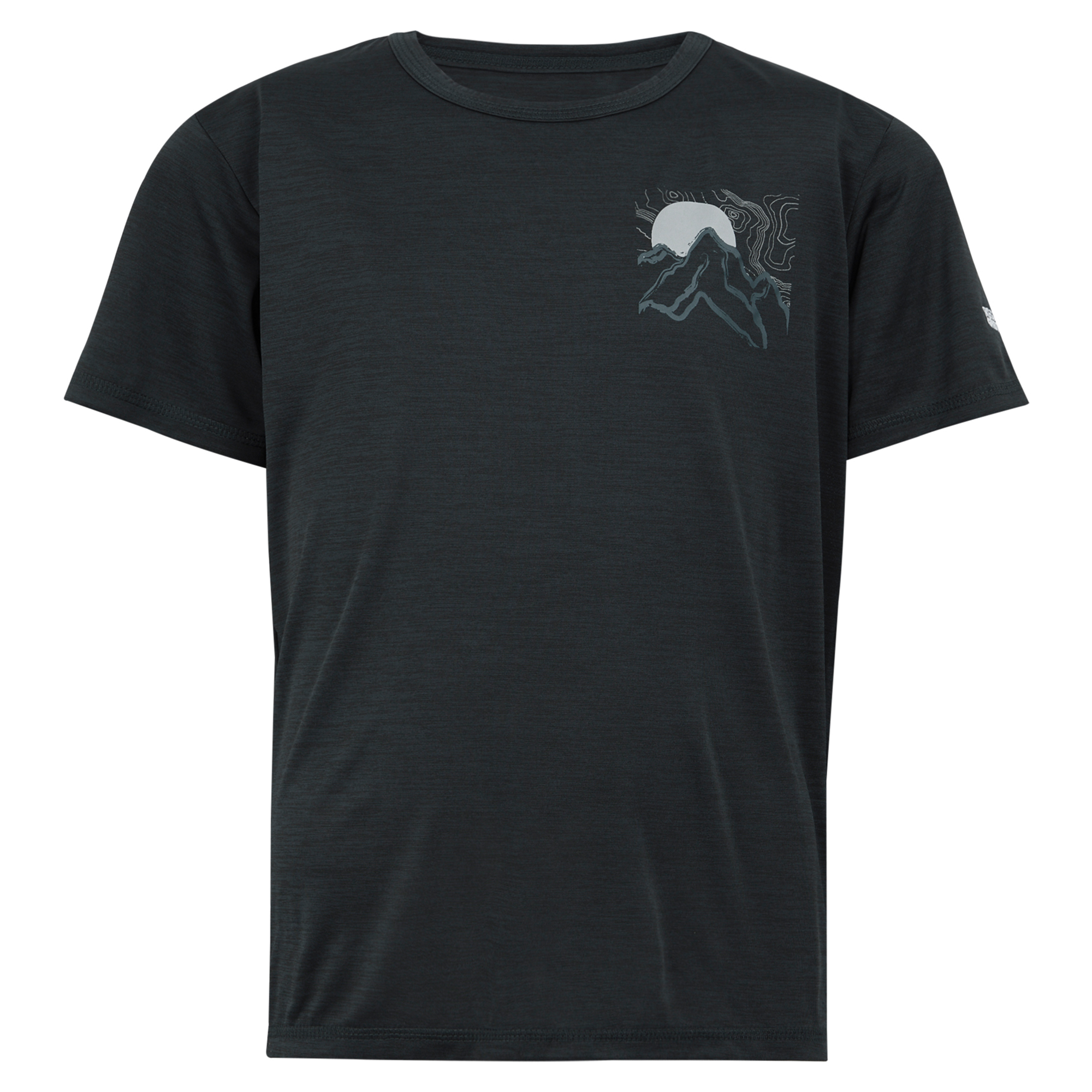 Regatta Kinderen/Kinderen Alvarado IX Mountain Marl T-Shirt (Afdichting Grijs)