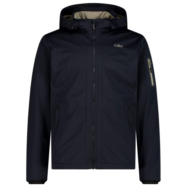 CMP - Jacket Zip Hood Light Melange - Softshelljack, blauw/zwart