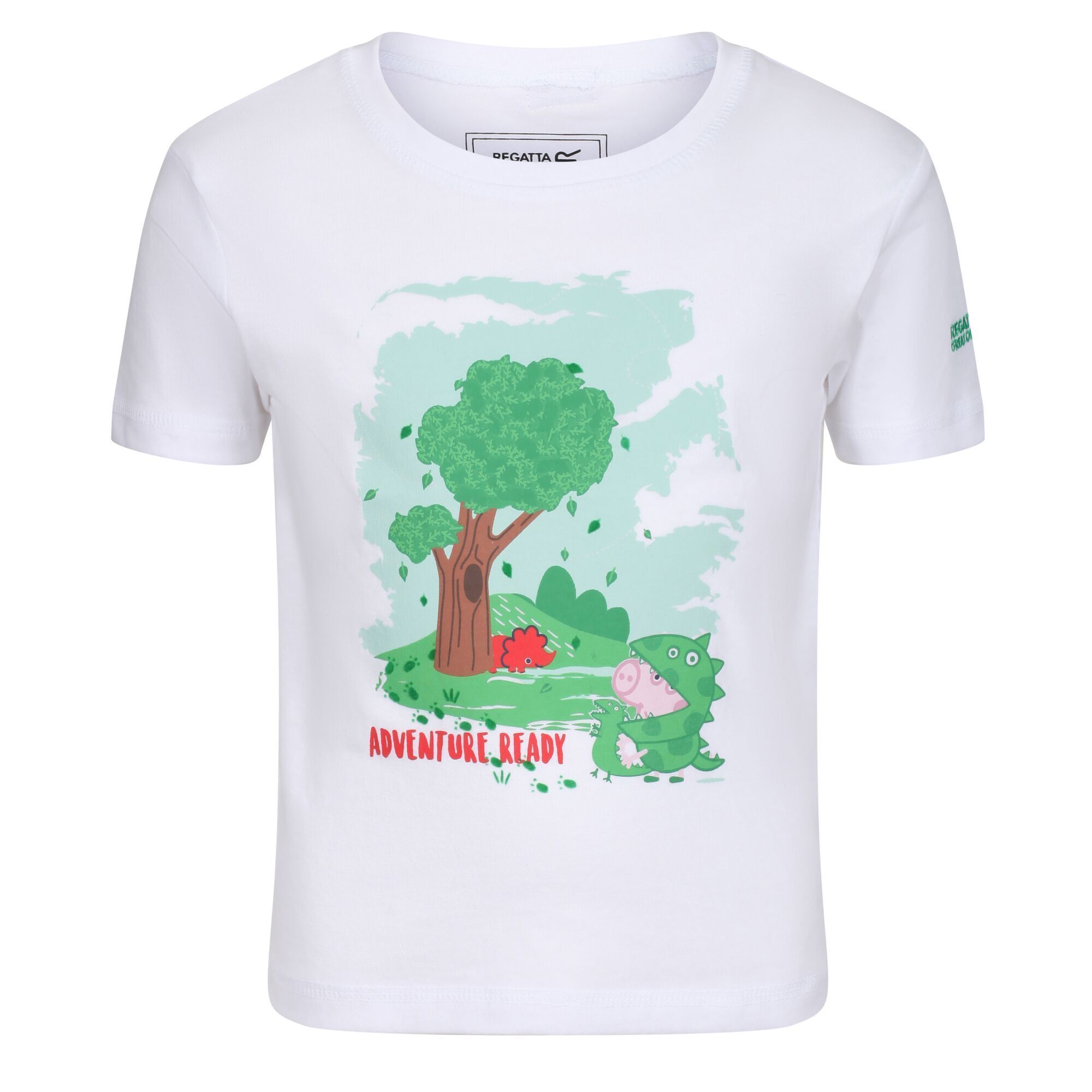 Regatta Kinder/kids peppa pig t-shirt met korte mouwen en opdruk