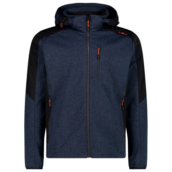 CMP - Jacket Zip Hood Softshell - Softshelljack, blauw