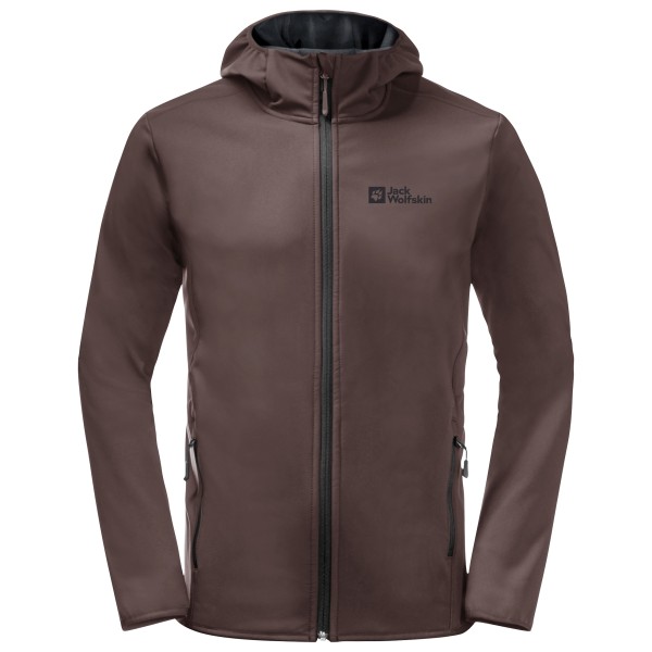 Jack Wolfskin - Bornberg Hoody - Softshelljack, bruin