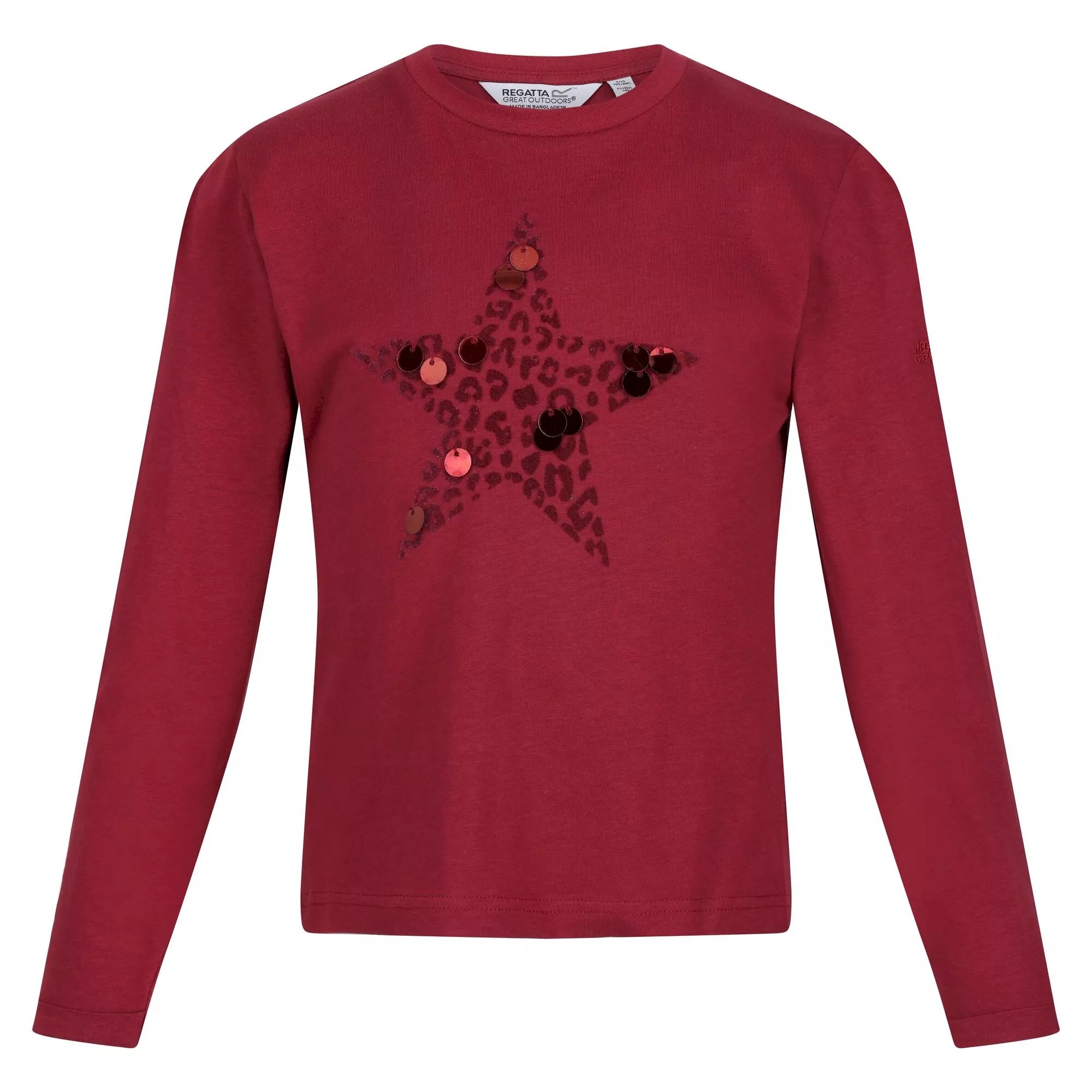 Regatta Kinderen/kinderen wenbie iii sterren t-shirt met lange mouwen