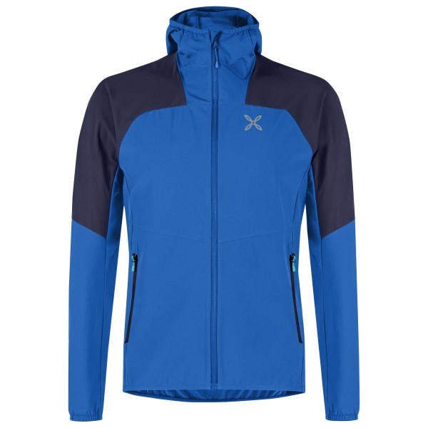 Montura - Rise Hooded Jacket - Softshelljack, blauw