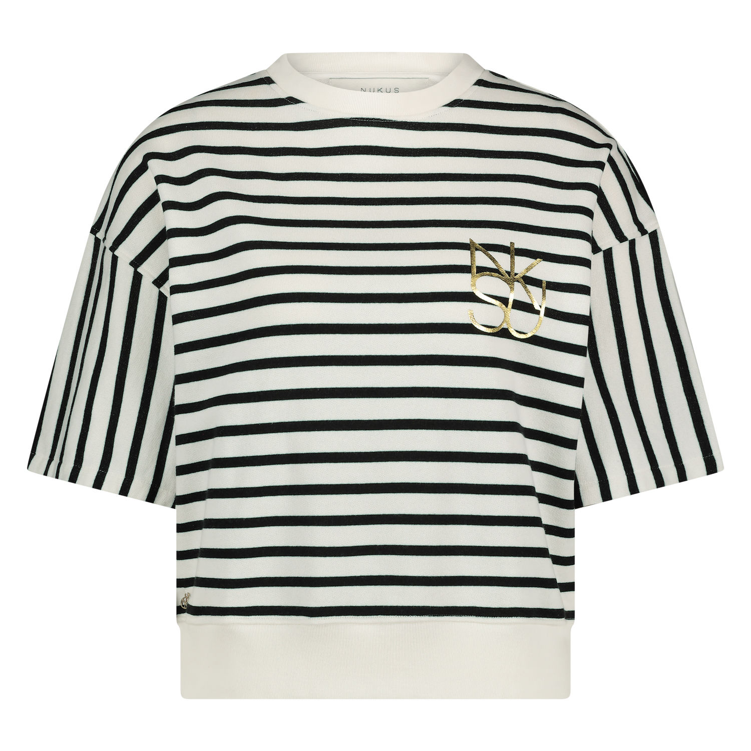 Nukus Pullover Lotte Stripe Bruin dames