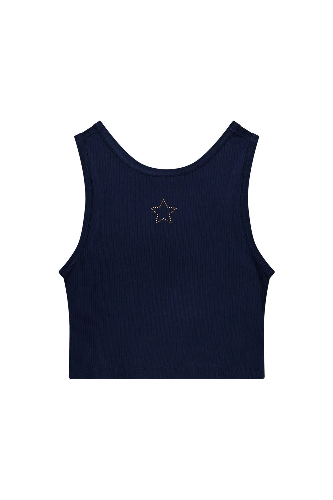 Like Flo Zomer tanktop meisjes teens navy embroiderie essie