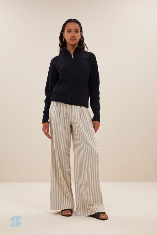 By-Bar boxy beau pullover | midnight