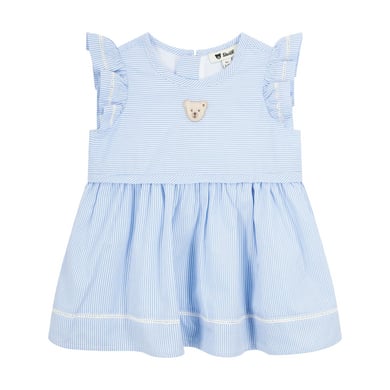 Steiff Jurk Chambray Blauw