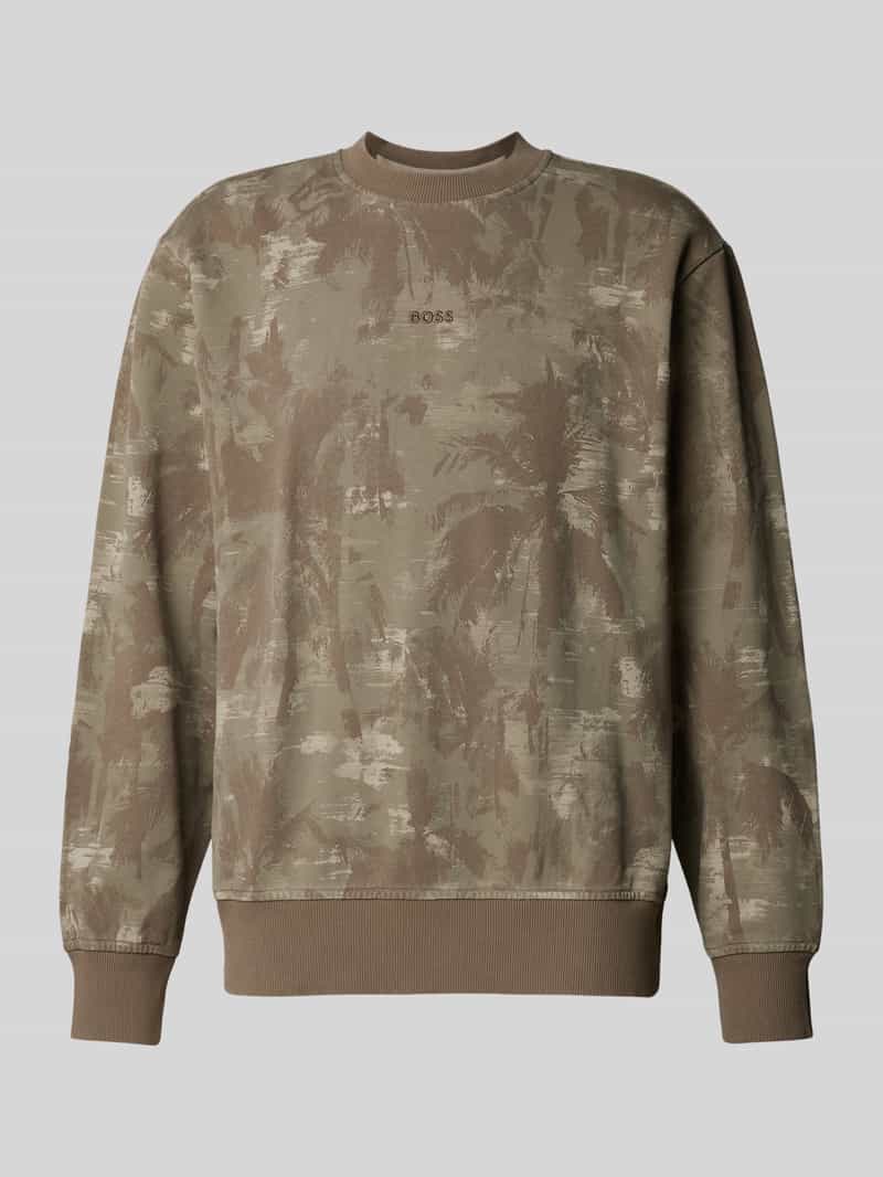 Boss Orange Sweatshirt met labelstitching