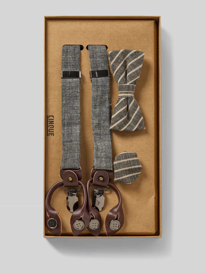 Cinque Bretels met streepmotief (set)