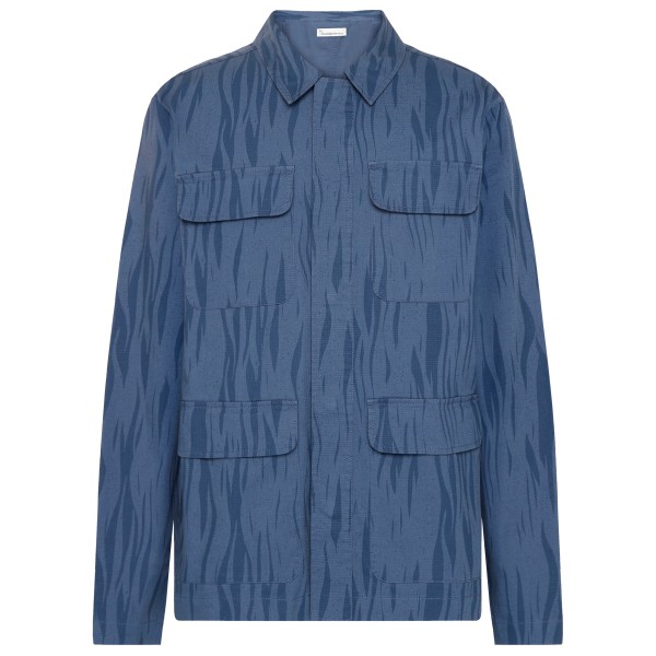 KnowledgeCotton Apparel - Rip-Stop Northern Lights Overshirt - Vrijetijdsjack, blauw