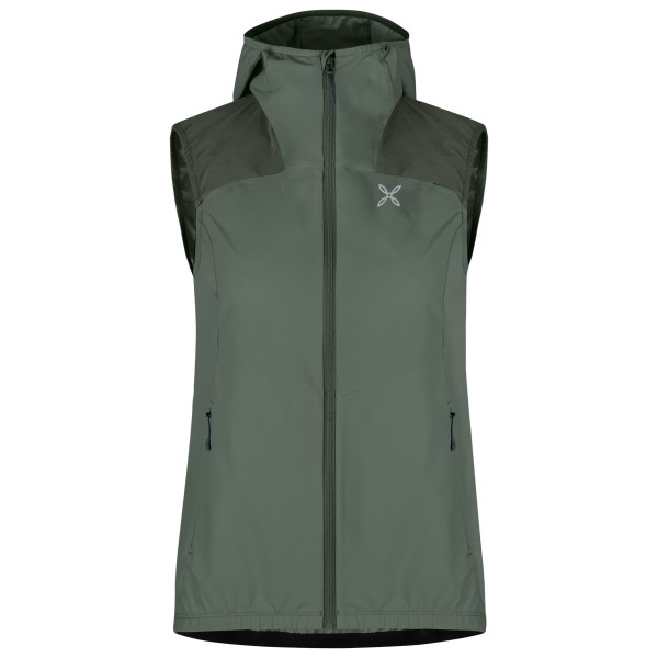Montura - Women's Rise Hooded Vest - Softshellbodywarmer, olijfgroen