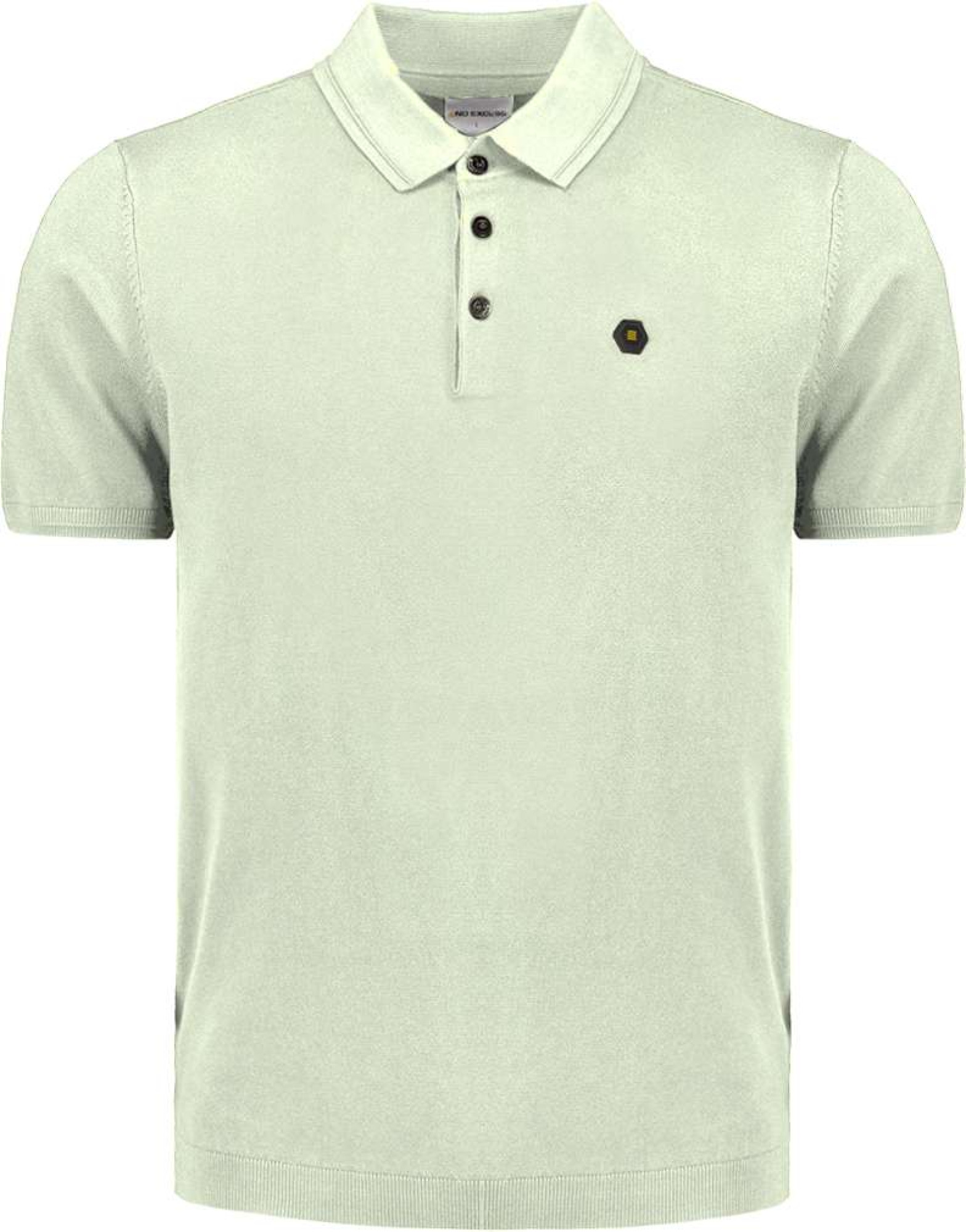 No Excess Pullover short sleeve polo button s mint