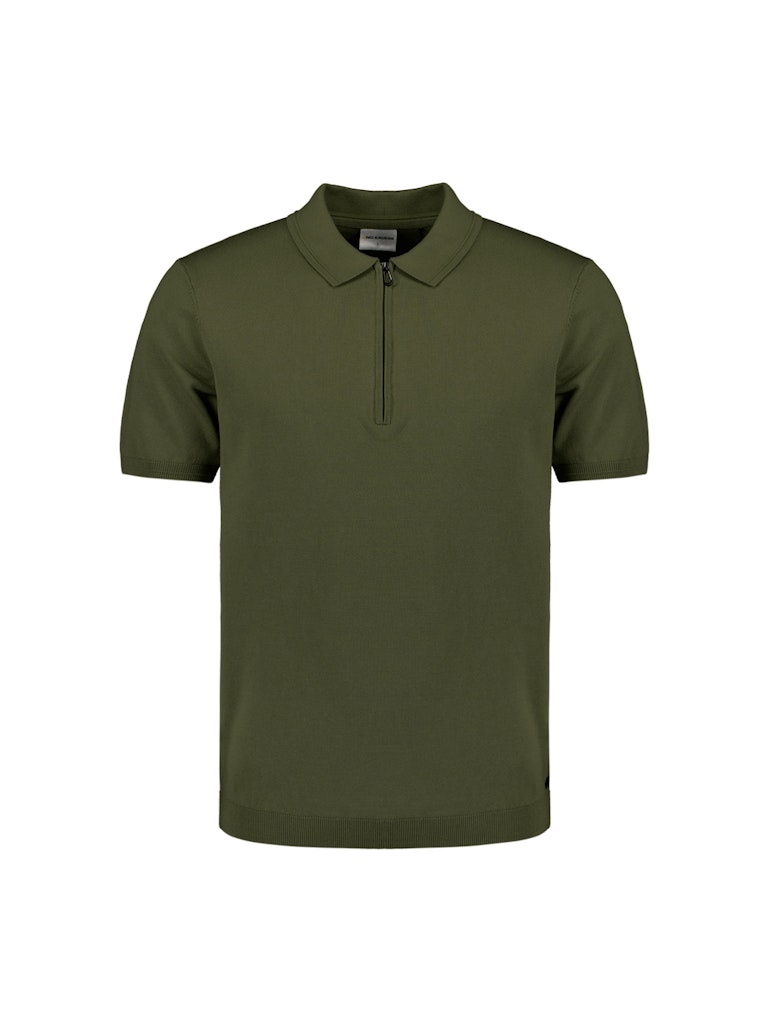 No Excess 27210352 pullover short sleeve polo zip