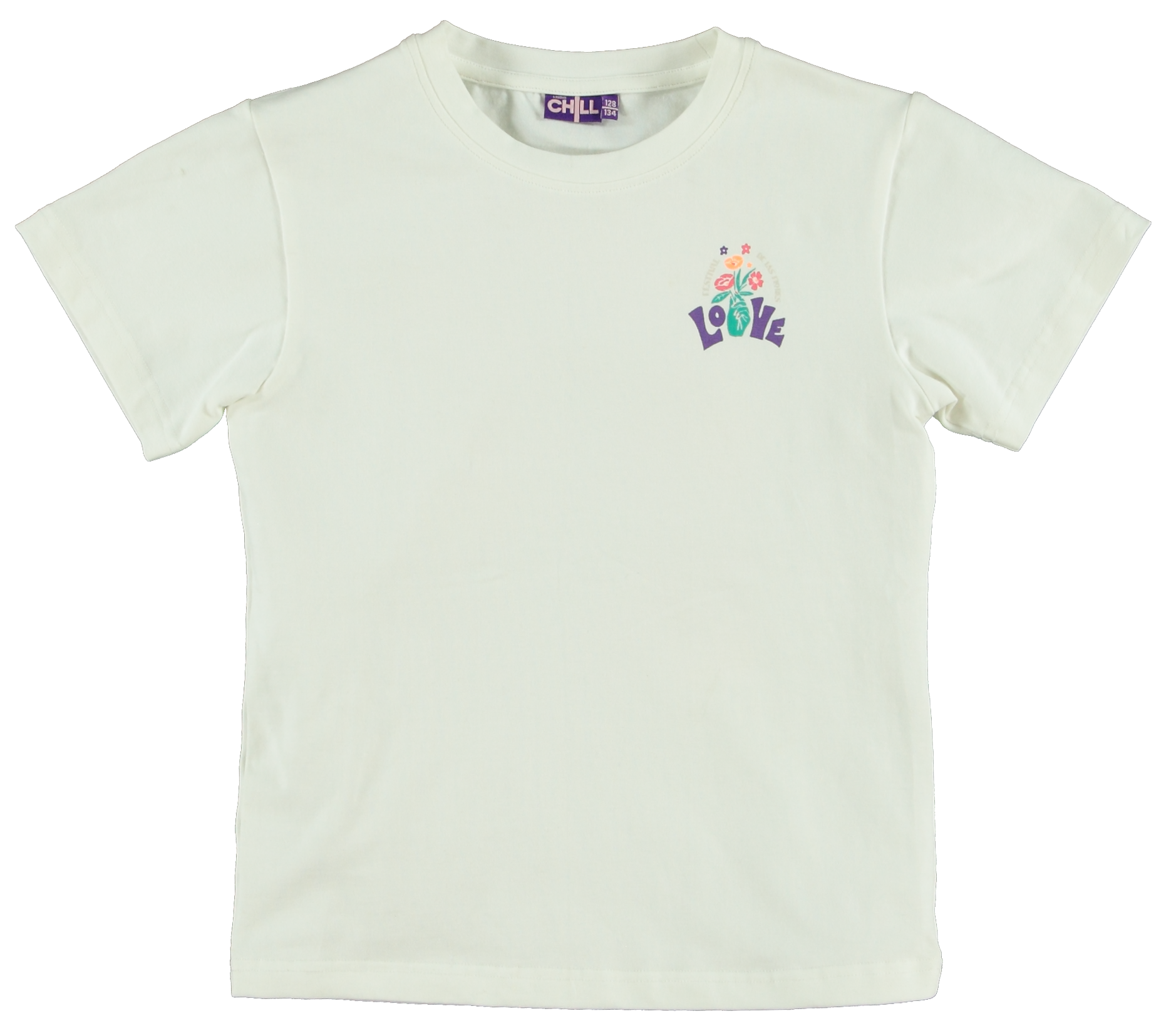 O'Chill Zomer meisjes shirt off wit - Veronique