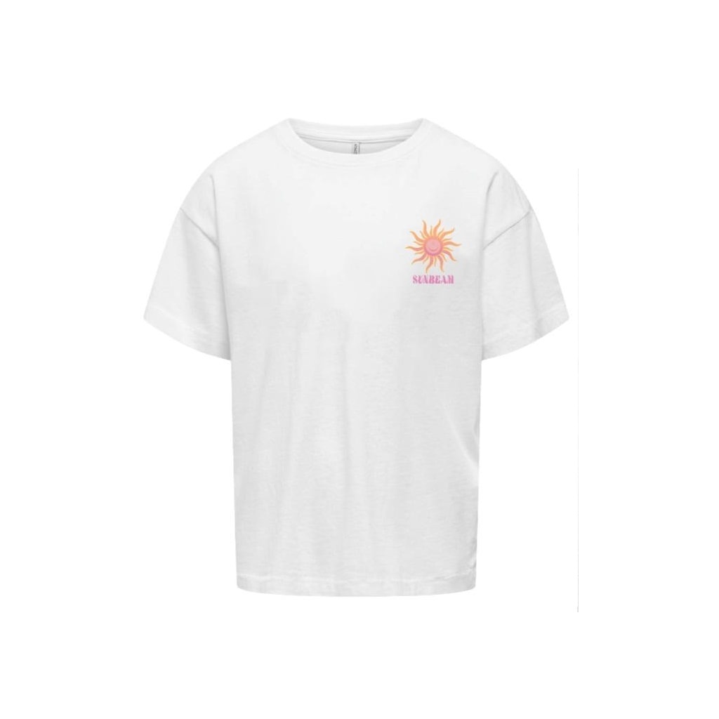 Kids ONLY zomer top S/S meisjes - box fit - off wit - Kogruth