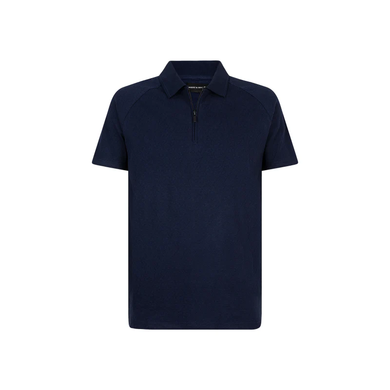 PRESLY & SUN Heren polo tristan navy