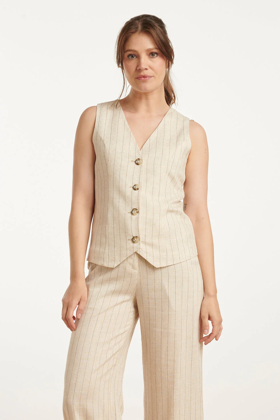 Smashed Lemon 25128 linnen waistcoat |