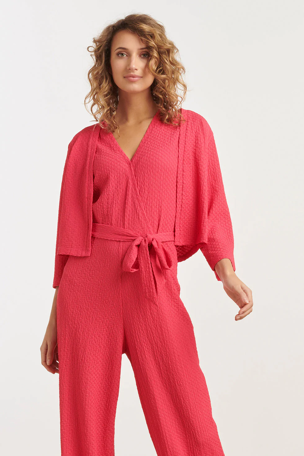 Smashed Lemon 25269 stretchy crinkle bolero |