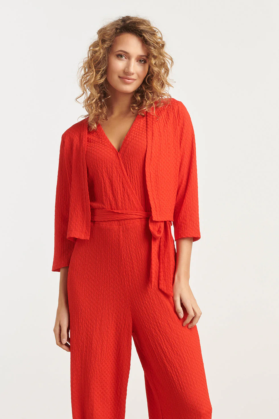 Smashed Lemon 25269 stretchy crinkle bolero |