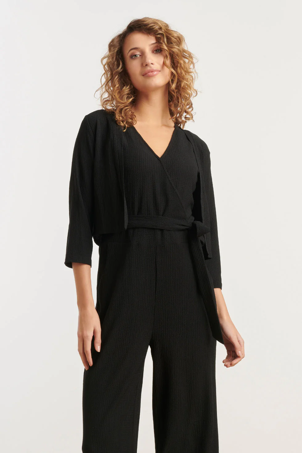 Smashed Lemon 25271 e stretchy crinkle bolero |