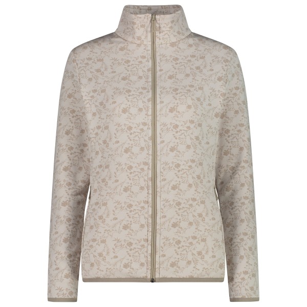 CMP - Women's Printed Stretch Jacket - Fleecevest, grijs