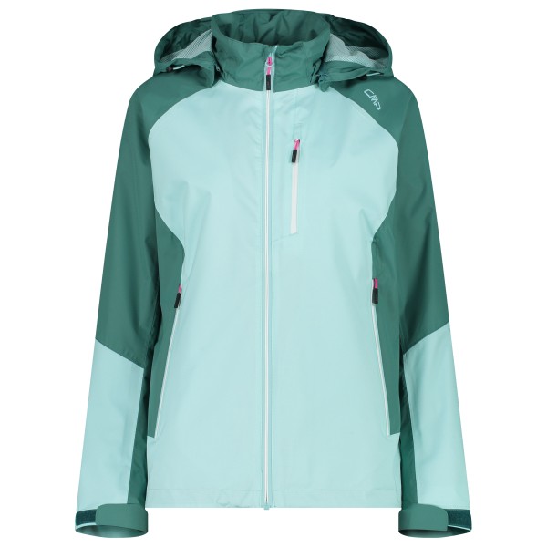 CMP - Women's Ripstop Jacket Zip Hood - Regenjas, blauw