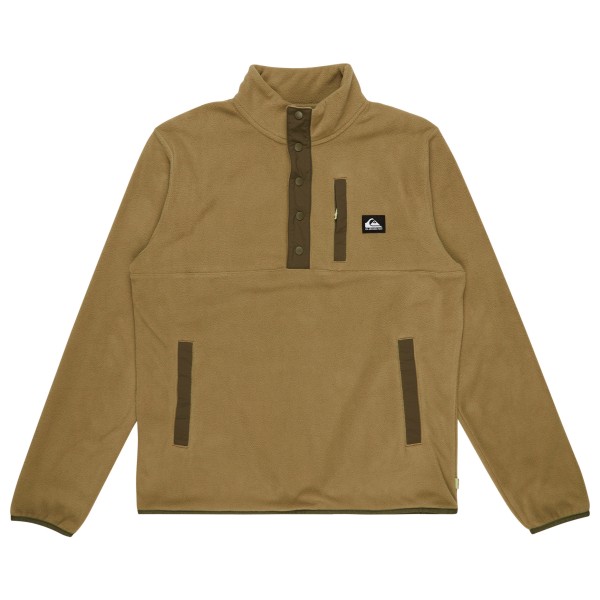 Quiksilver - No Destination 2 Half Snap - Fleecetrui, bruin