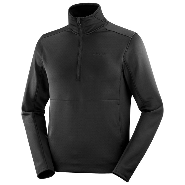 Salomon - Sntial Midfleece Half Zip - Fleecetrui, zwart