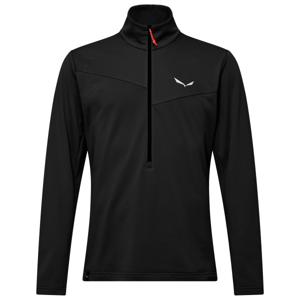 Salewa - Puez Cammino PL Half Zip Jacket - Fleecetrui, zwart