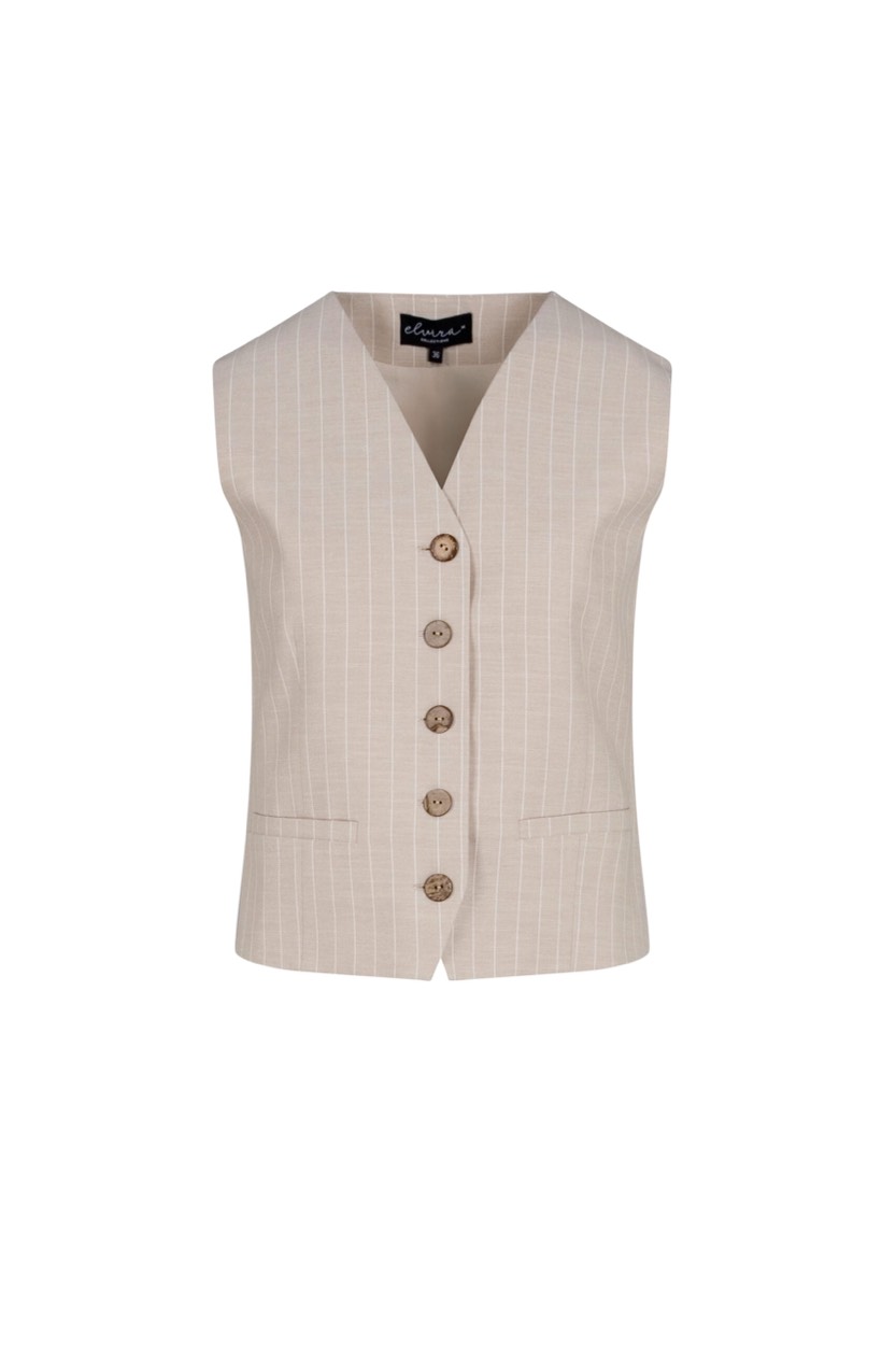 Elvira Collections Gilet jody zand dessin