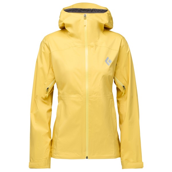 Black Diamond - Women's Fineline Stretch Shell - Regenjas, geel