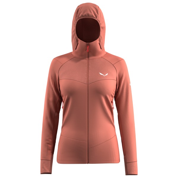 Salewa - Women's Agner PL Hood Jacket - Fleecevest, bruin