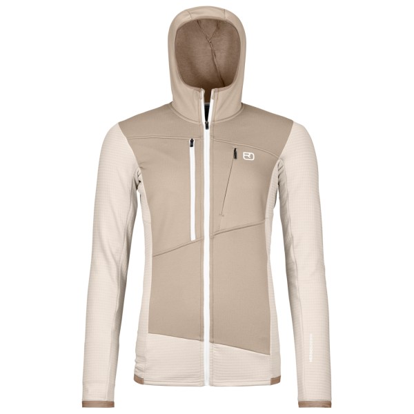 Ortovox - Women's Fleece Grid Hoody - Fleecevest, beige