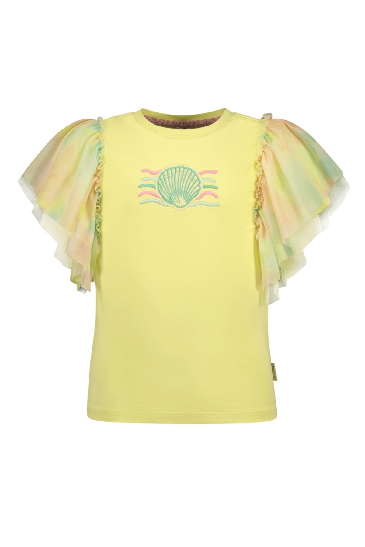 B.Nosy zomer top meisjes - geel - mesh mouwen - Tora