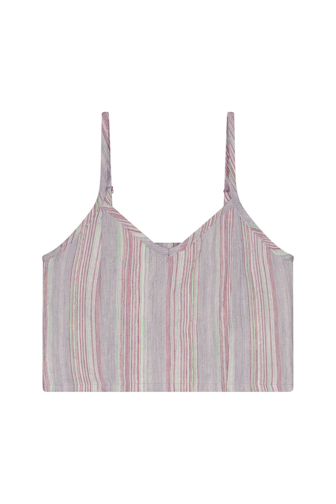 Like Flo zomer crop top meisjes teens - mint gestreept - Emille