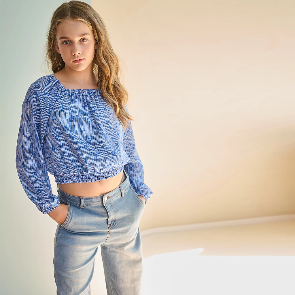 NoBell'-collectie Blouse Timra (nautical blue)