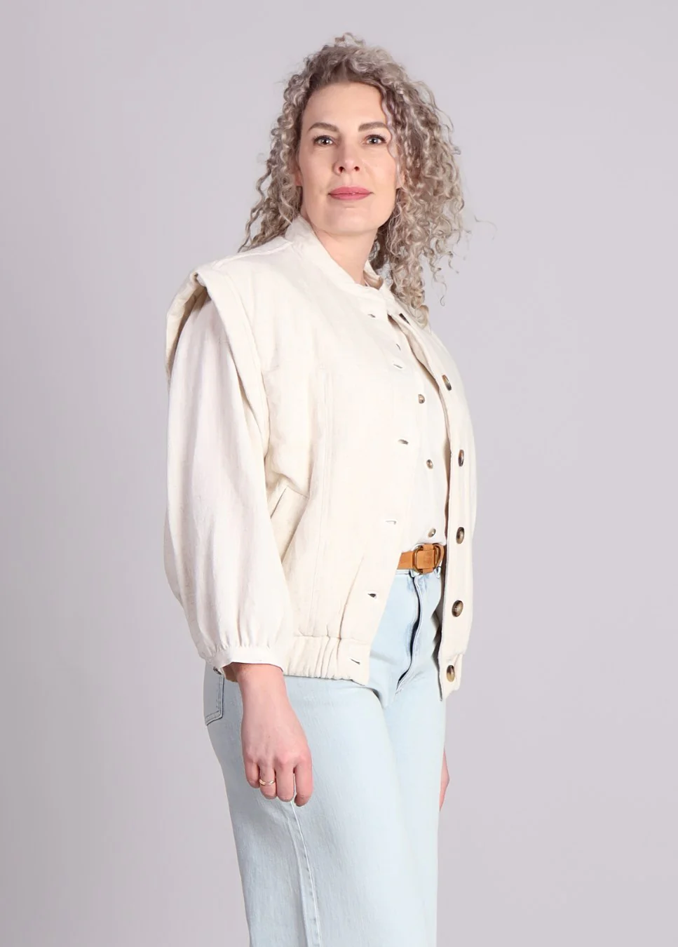 Grace & Mila Placide mouwloos jasje gewatteerd oversized