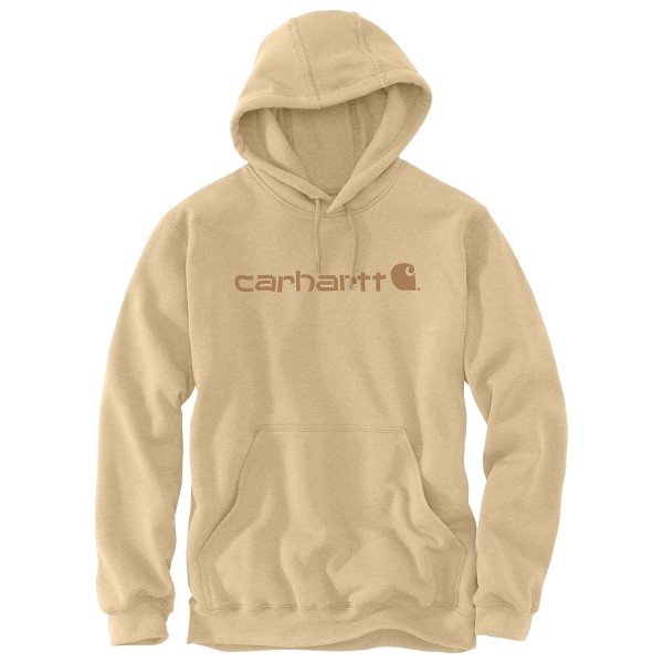 Carhartt - Signature Logo Sweatshirt Cotton - Hoodie, beige