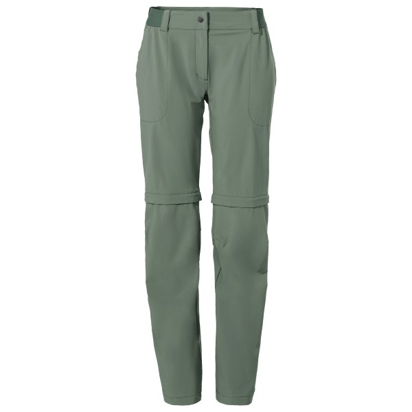 Vaude - Women's Farley Stretch Zip Off Pants II - Trekkingbroek, olijfgroen