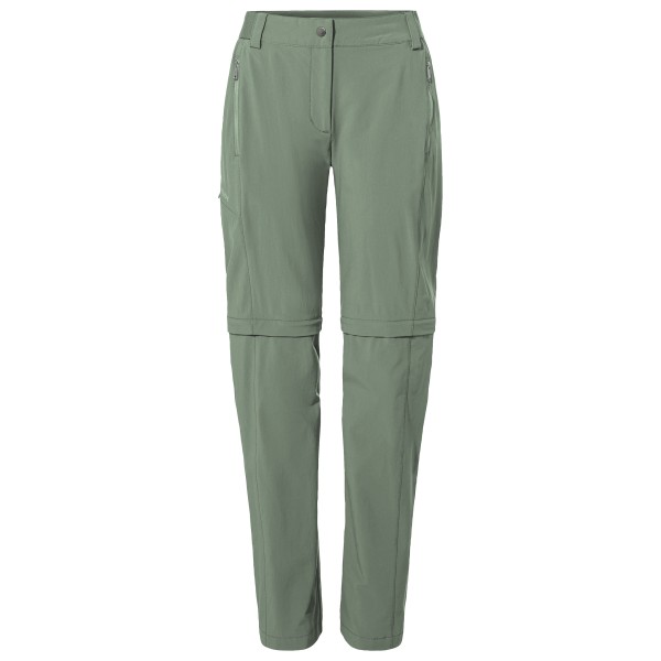 Vaude - Women's Farley Stretch Zip Off T-Zip Pants II - Trekkingbroek, groen/olijfgroen