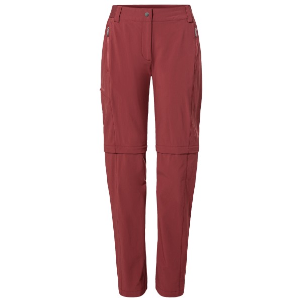 Vaude - Women's Farley Stretch Zip Off T-Zip Pants II - Trekkingbroek, rood