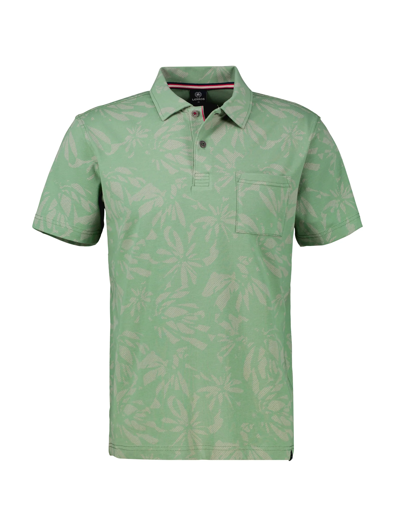 Lerros Heren polo 25332281 612 sage green