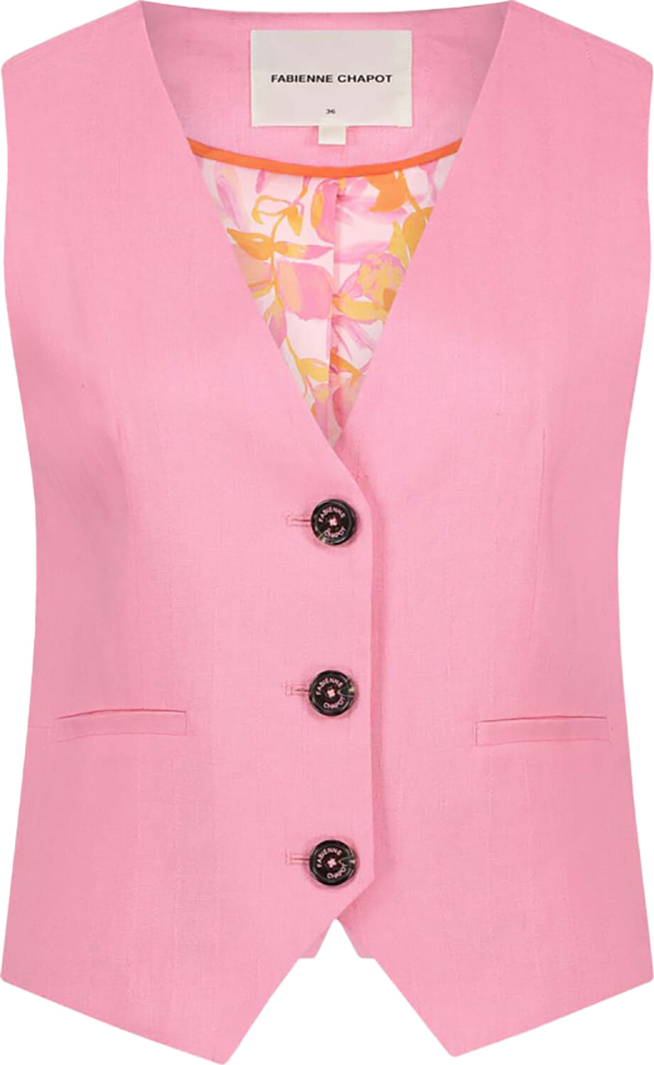 Fabienne Chapot Gilet Gigi  Roze dames