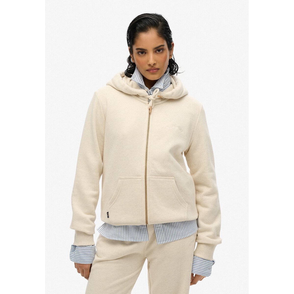 Superdry Zip-up hoodie logo Essential