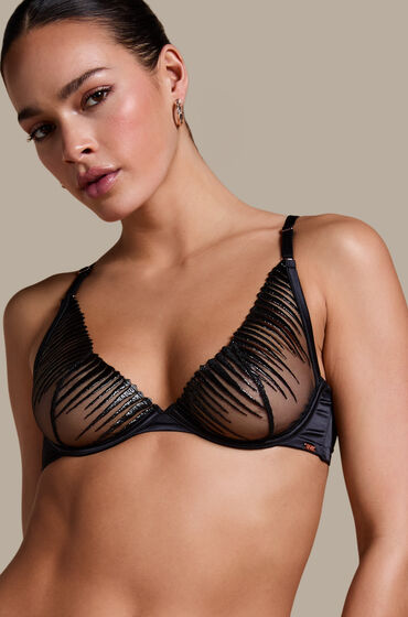 Hunkemöller Niet voorgevormde beugel bh Alice Zwart