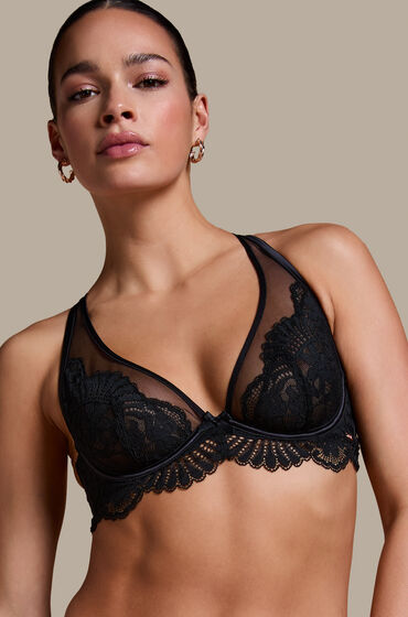 Hunkemöller Niet-voorgevormde beugel bh Poppy Zwart