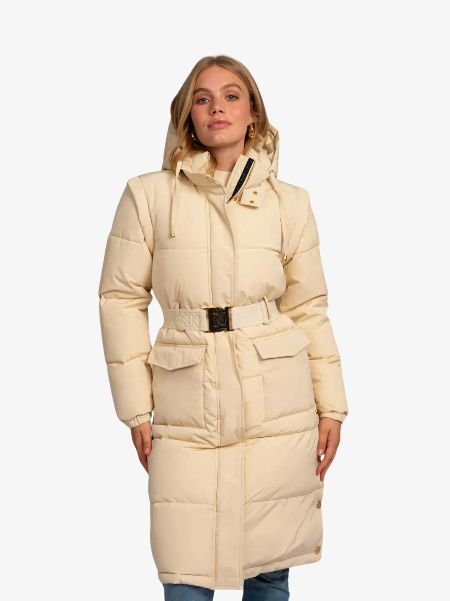 Nikkie Dames winterjas erda long puffer