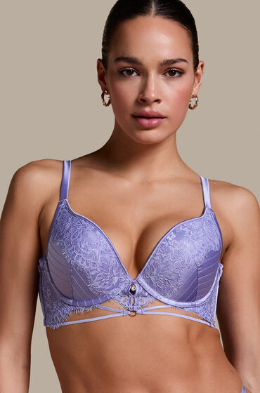 Hunkemöller Voorgevormde push-up beugel bh Charlie Paars