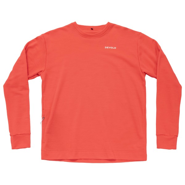 Devold - Everyday Crew - Merinolongsleeve, rood
